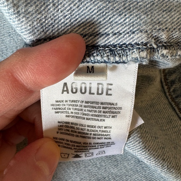 AGOLDE RONA BOX SHIRT IN EFFECT - Picture 12 of 12